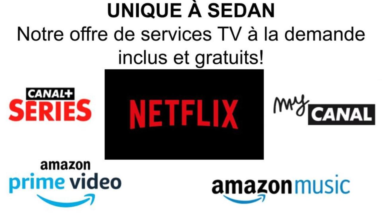 Superbe Appartement Face Au Chateau - 2 Chambres - Netflix/Canal+ Sedan Luaran gambar